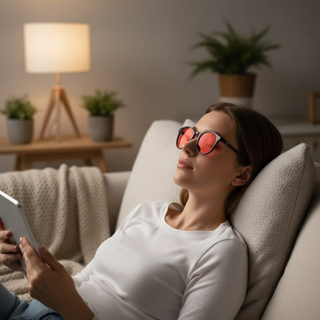 MigraineCompanion™ Light Sensitivity Glasses – Round